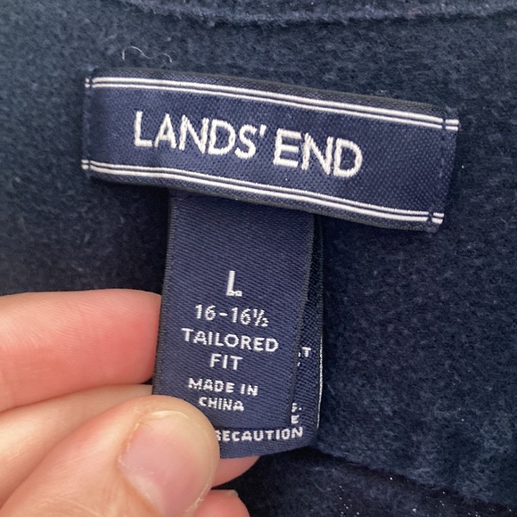 Navy Button Down - Picture 2 of 5